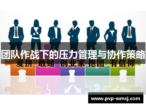 团队作战下的压力管理与协作策略